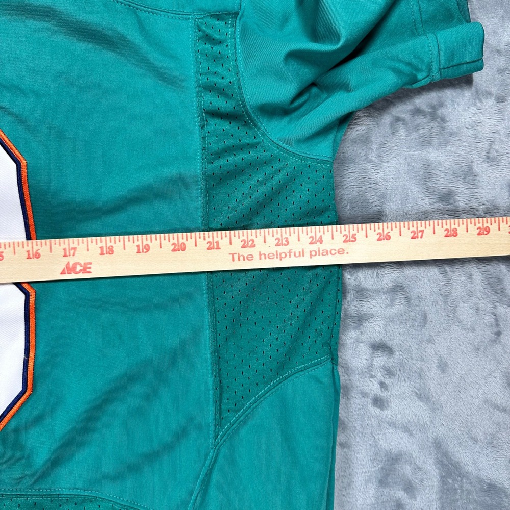 Nike Miami Dolphins Dan Marino 13 Stitched NFL Jersey Teal Mens 48 XL - Picture 9 of 12